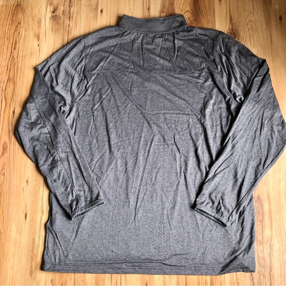 UNDER ARMOUR Pullover Shirt Jersey 1/4 Zip Gray XXL Men’s - Picture 4 of 15
